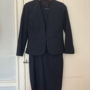 JCrew Navy Blue Suit Dress